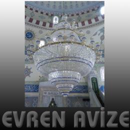 2 mt torbali dokum ayetli cami avizesi