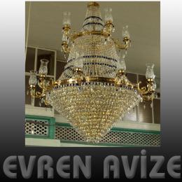 1 mt katli dokum ayeli camii avizesi, 1 m. Katlı Döküm Ayetli Avizeler