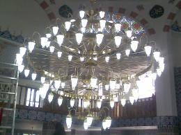 osmanlı cami avizesi, Ankara Kayaş Kuru Baraj Cami